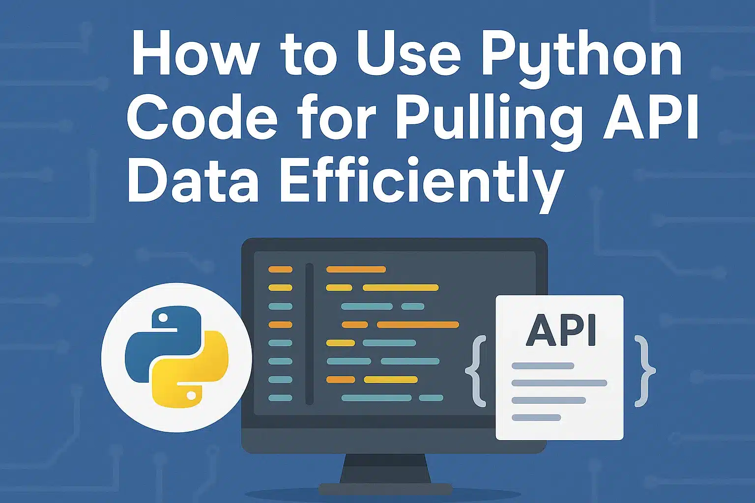 Cover Image for How to Use Python Code for Pulling API Data Efficiently