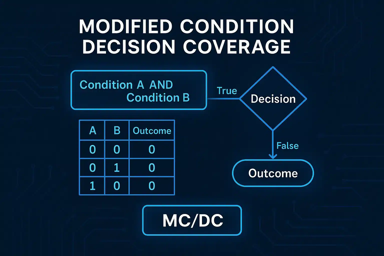 Cover Image for Modified Condition Decision Coverage (MC/DC) Explained